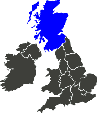 Map of Scotland